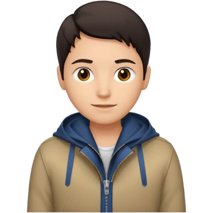Jacket half-unzipped emoji