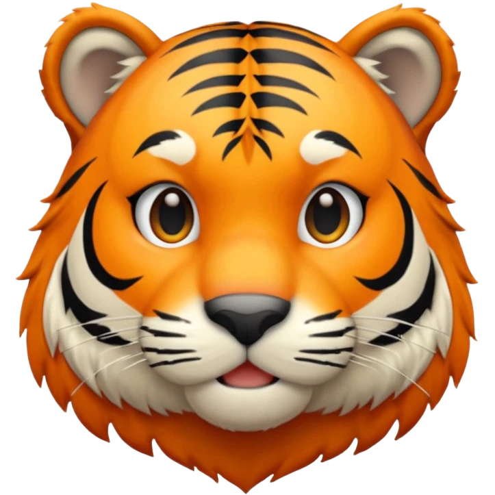 Derpy tiger emoji