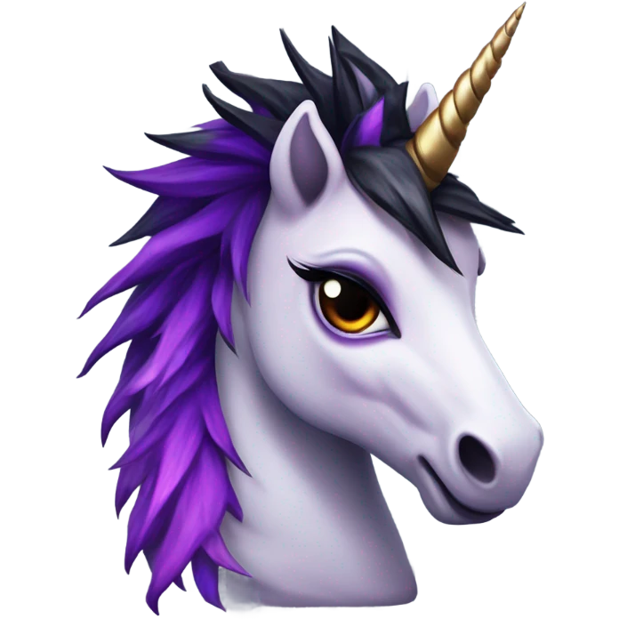 Emo unicorn emoji