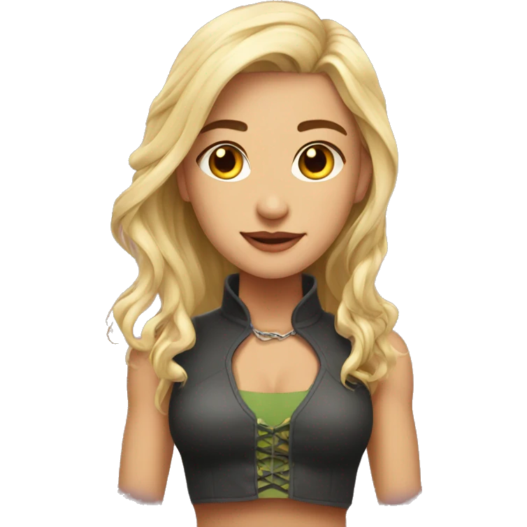 A beautiful girl with a strong man  emoji