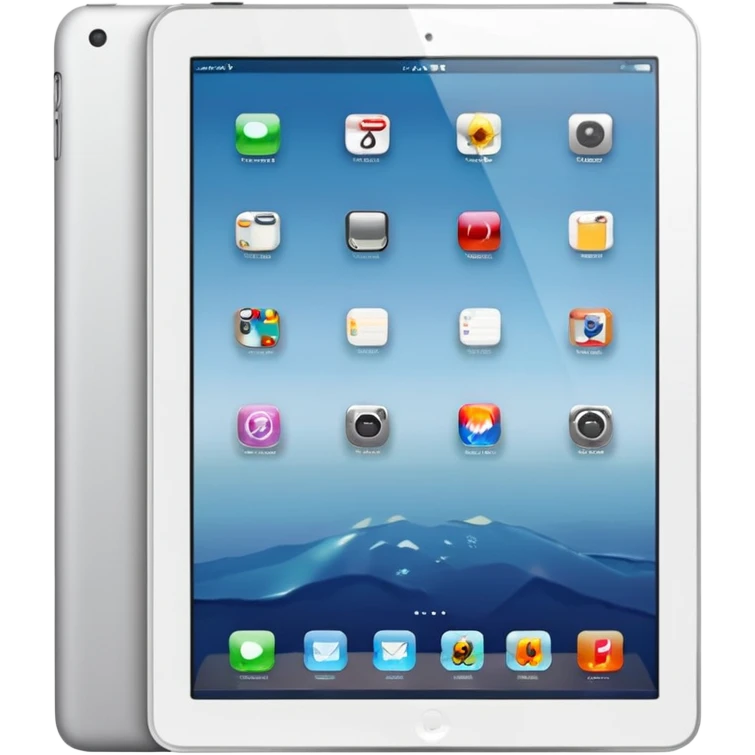 clean and recognizable iPad device emoji