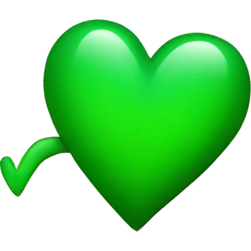 Green heart  emoji