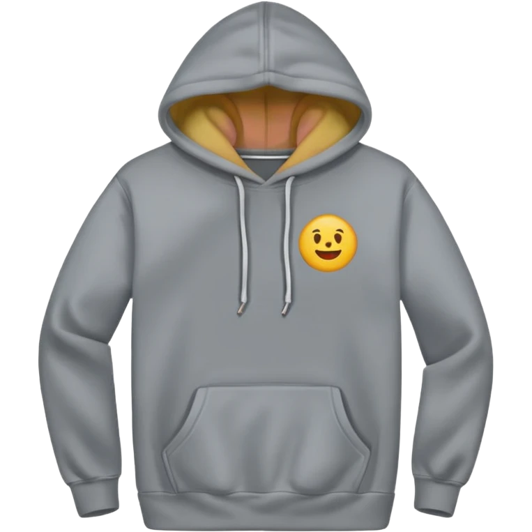grey hoodie cloth emoji