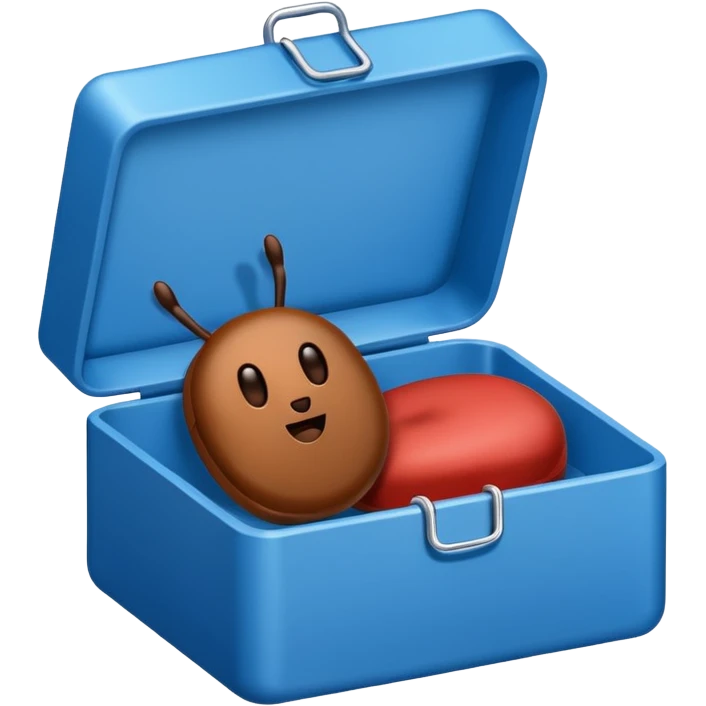 a tick inside a blue box emoji