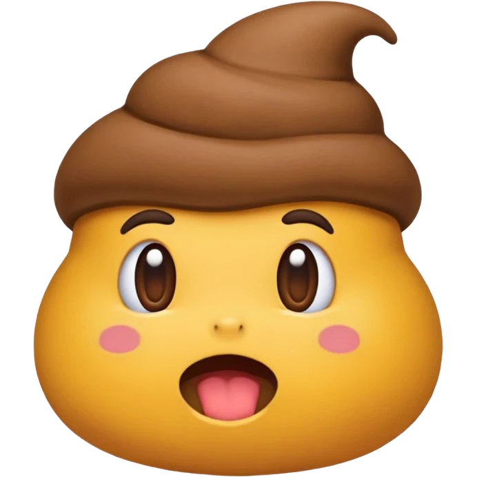 اعطني ايموجي 💩 كأنه عم يموت من ضحك ويبكي 😭 emoji