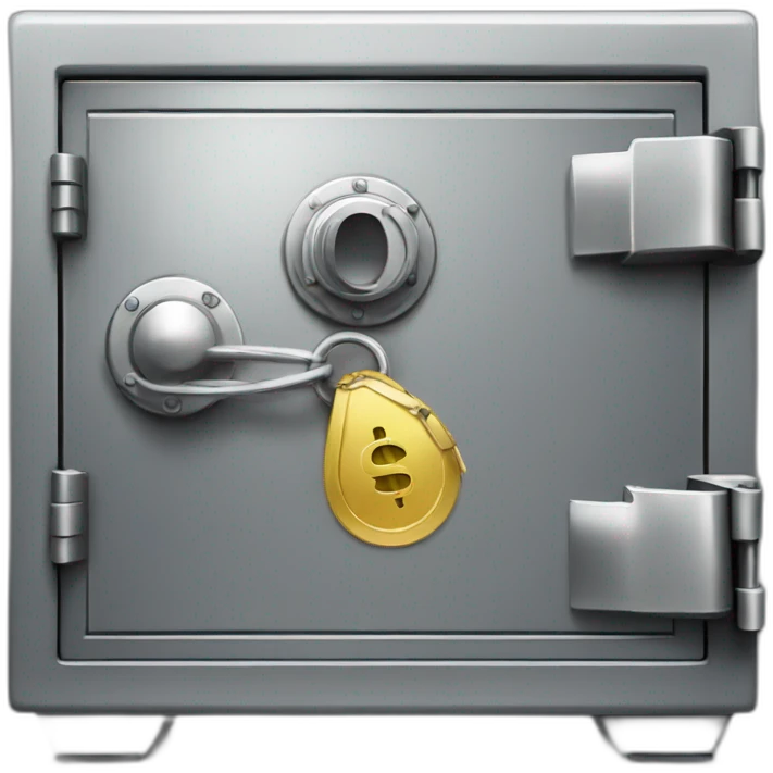 safe with money emoji
