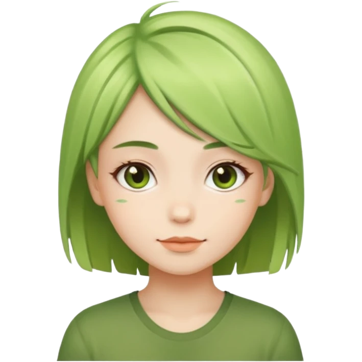 Matcha girl emoji
