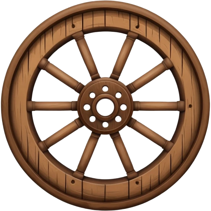 wooden Wheel  emoji