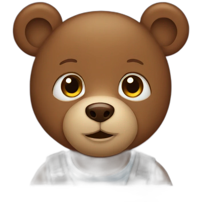 Autistic bear emoji