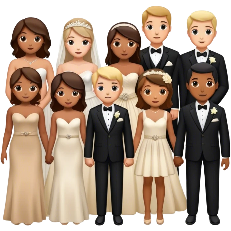 Us at Kelli’s wedding in October 2024 emoji
