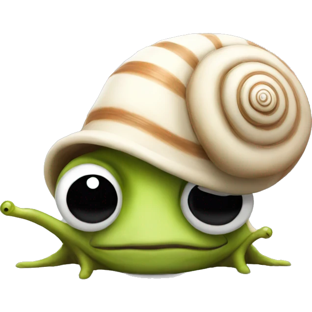 Snail with mask  emoji