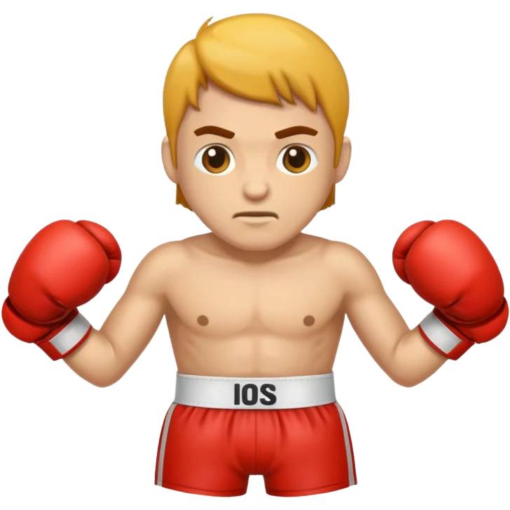 man boxer  emoji