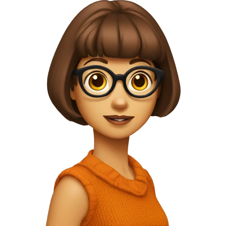 Velma Dinkley from Scooby Doo emoji