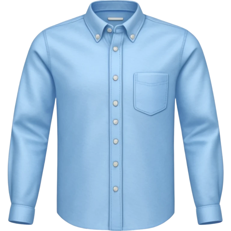 light blue oxford shirt emoji