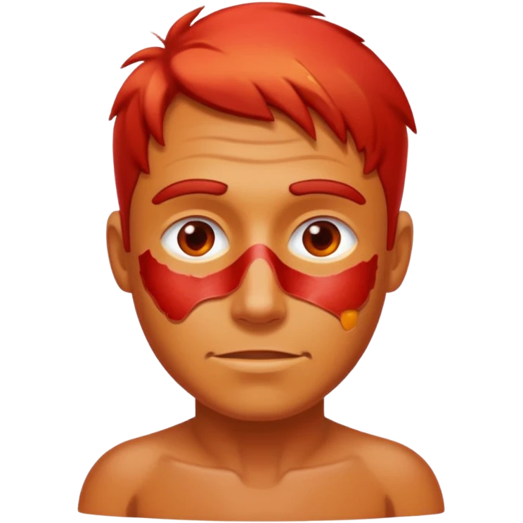 Brian sunburned  emoji