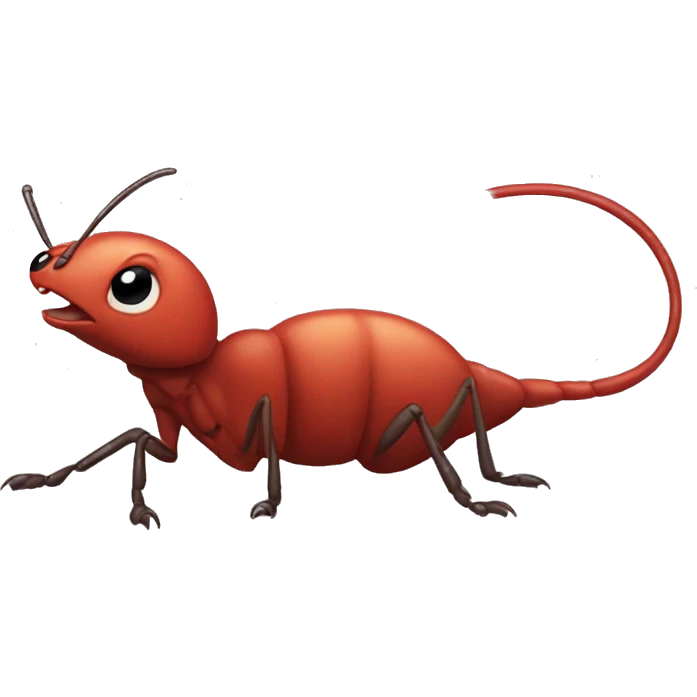 red Ant eater emoji
