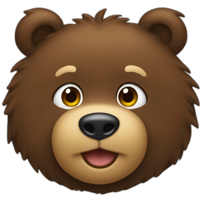 ourson faché emoji