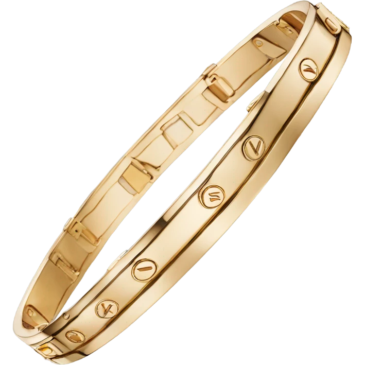 cartier love bracelet gold emoji