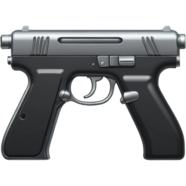 gun emoji, simple and clear emoji