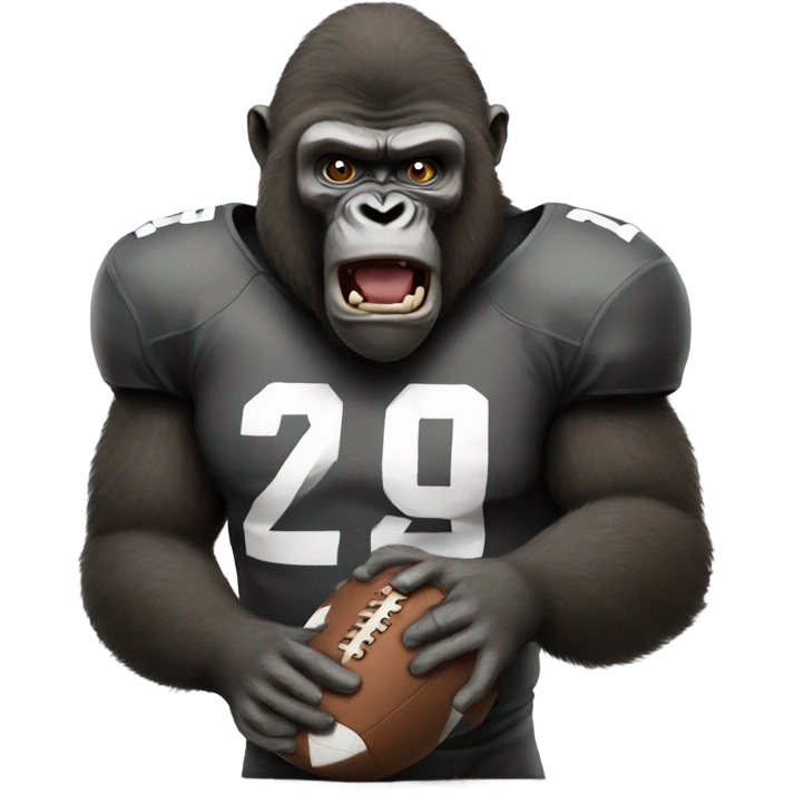 Football gorilla emoji