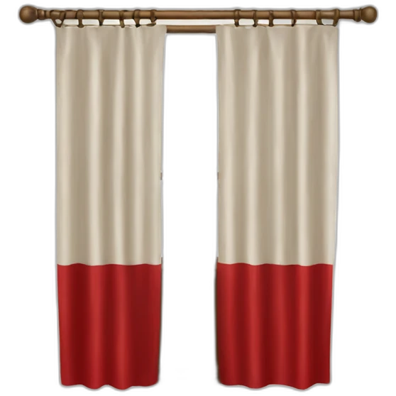 Red curtains emoji