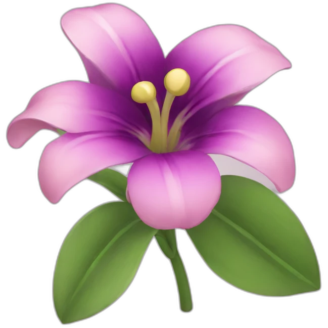Ancolie fleur emoji