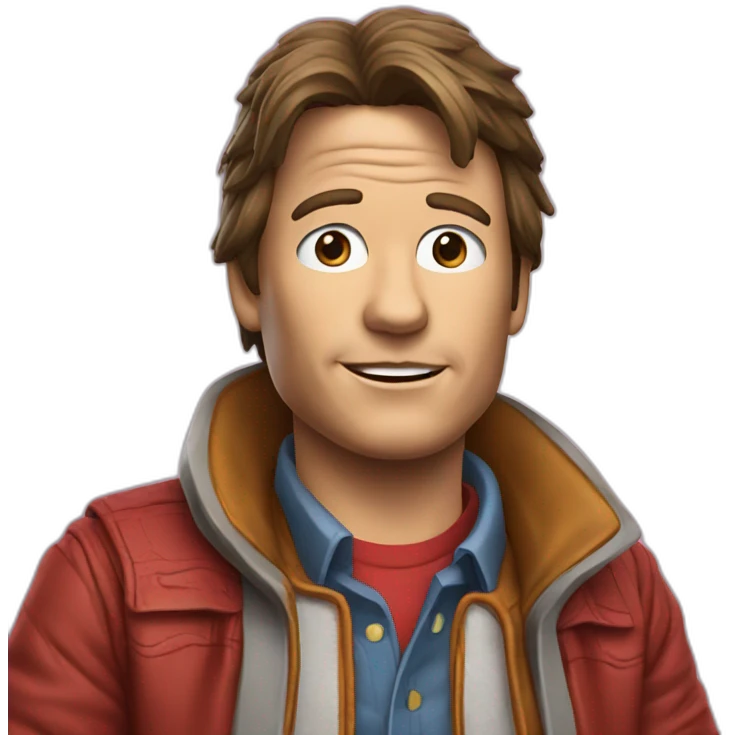 marty mcfly emoji