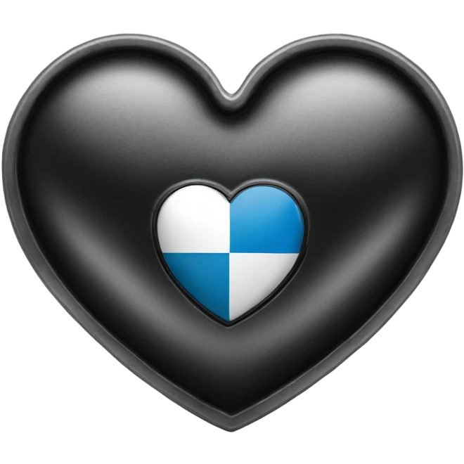 heart shaped bmw emoji