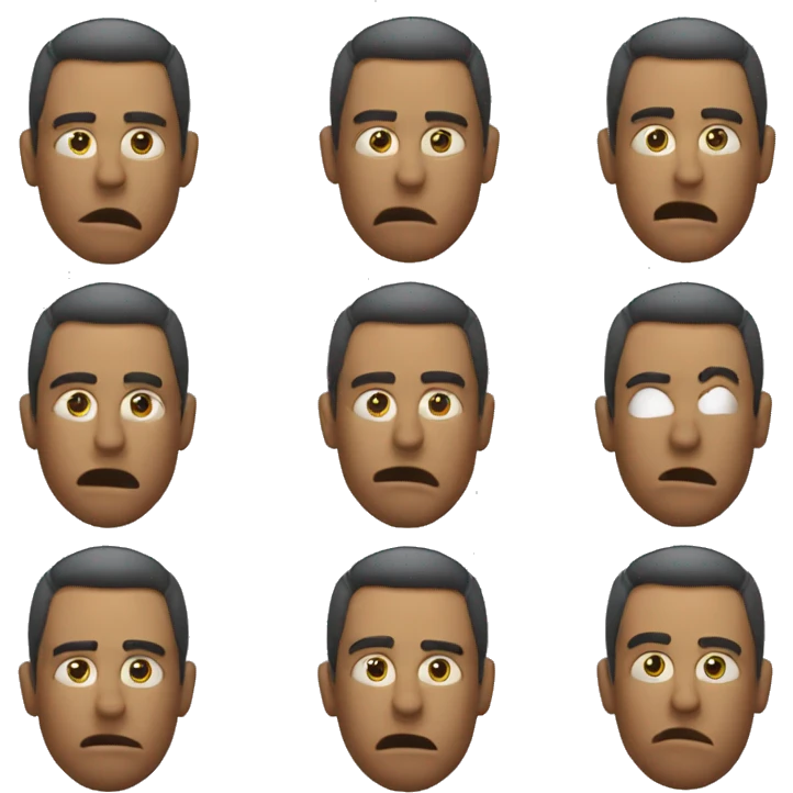 A man hitting hi head with dissapointment emoji