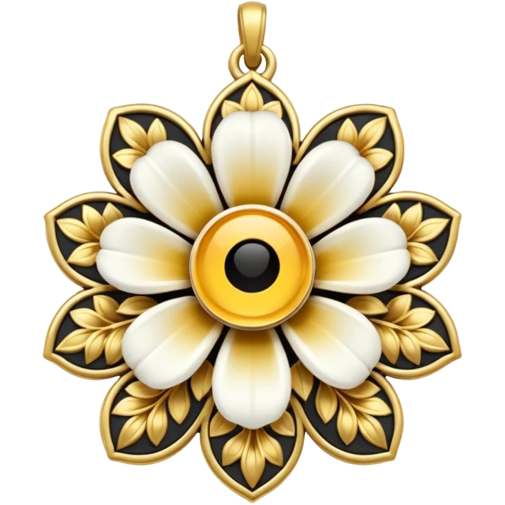 flower shape charm emoji