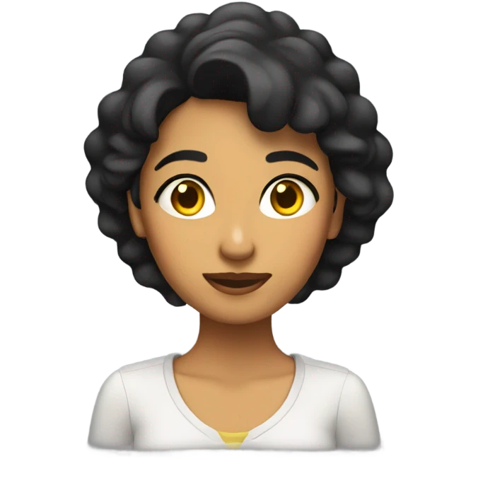 Chica morena  emoji