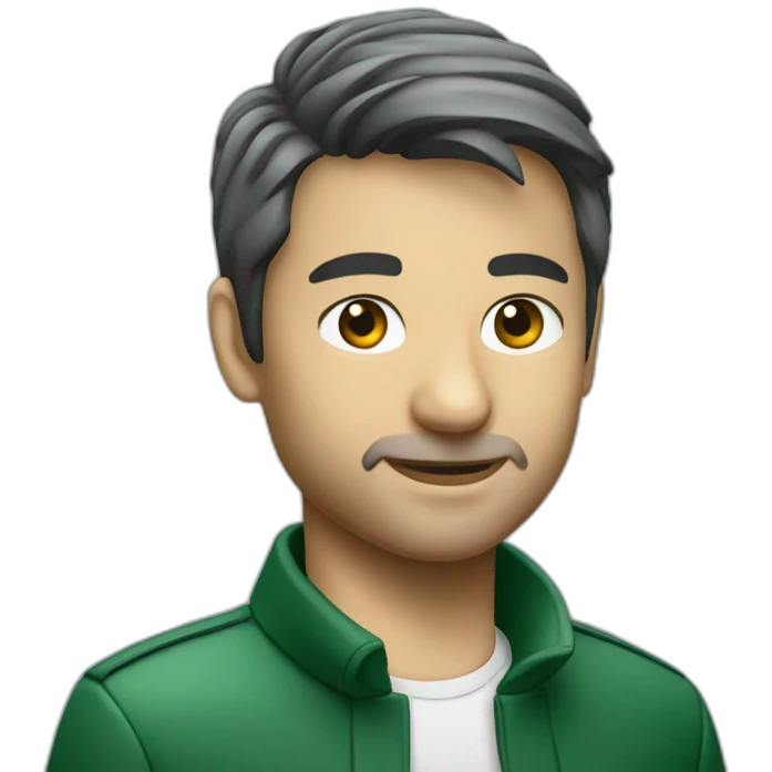 Porsche 911 dark green emoji
