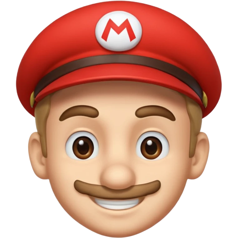 mario with one eyebrow up  emoji