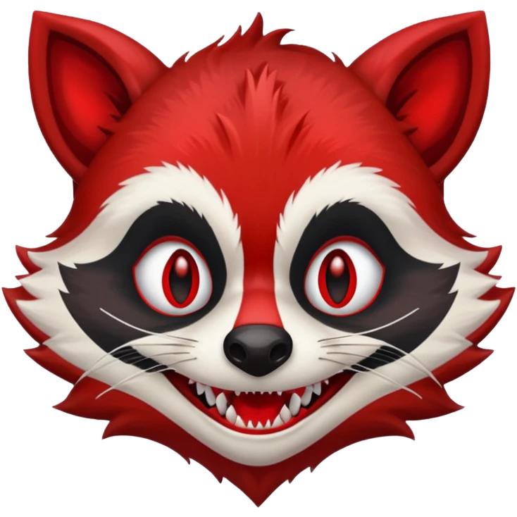 Devil raccoon  emoji