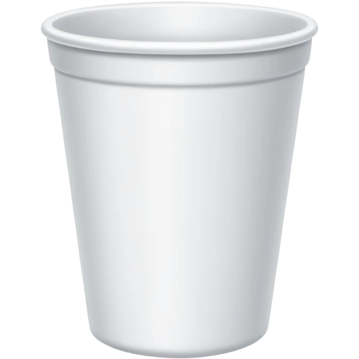 styrofoam cup no lid double cup emoji