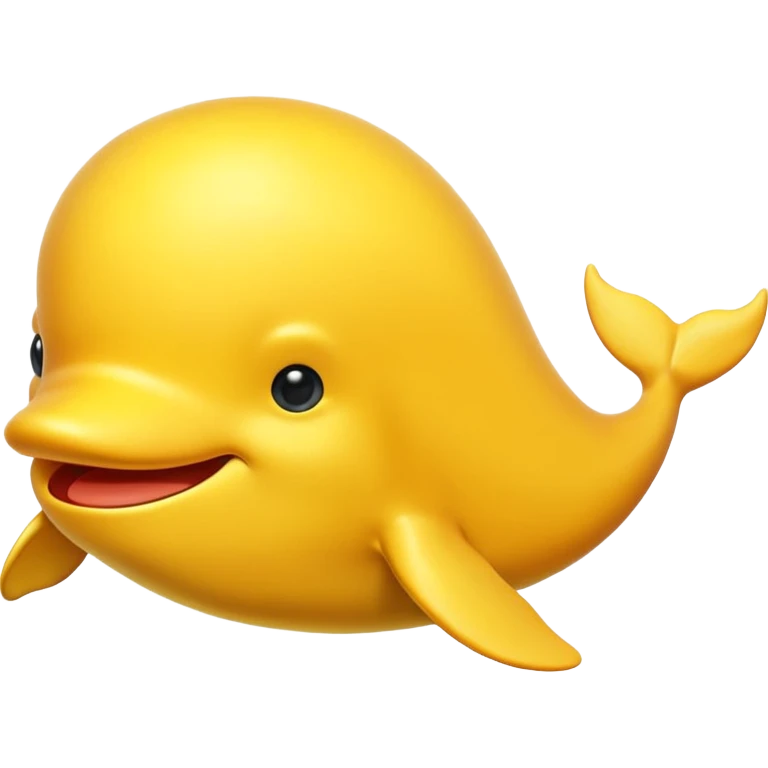 Yellow whale emoji