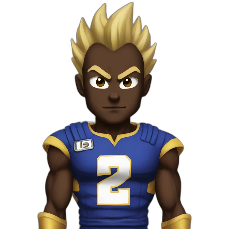 Black vegeta emoji