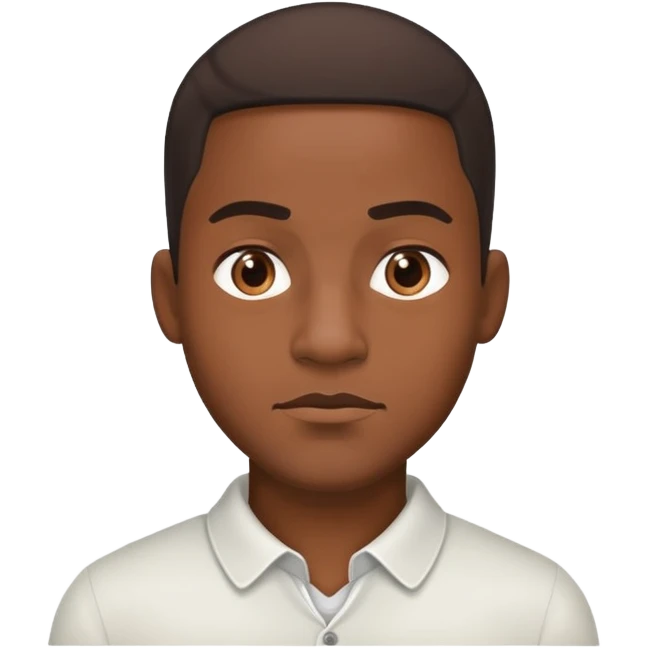 Black man side eye  emoji
