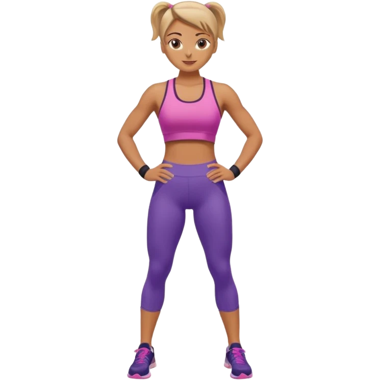 original Gym Girl vertical image emoji