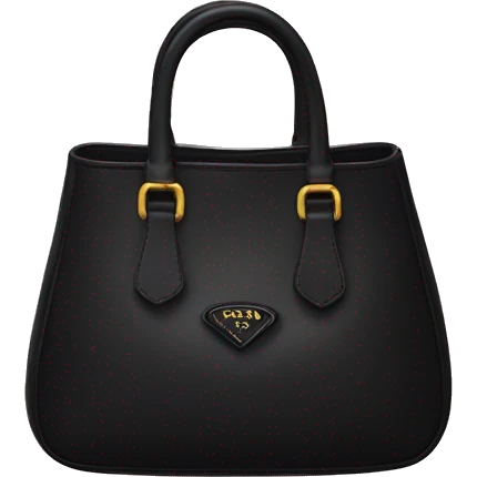 prada little black bag emoji