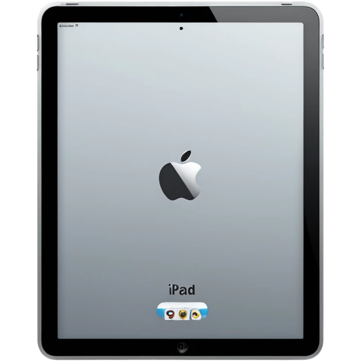 iPad 9 back no cellular  no flash light emoji