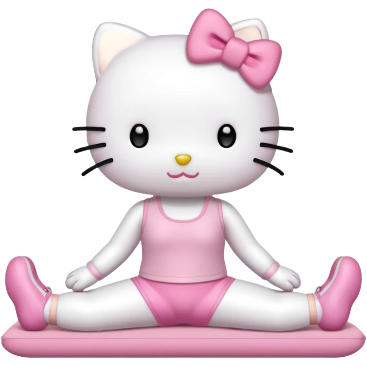 Hello kitty pilates  emoji