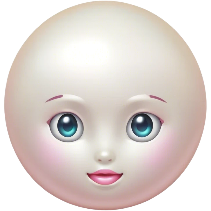 Beautiful pearl emoji