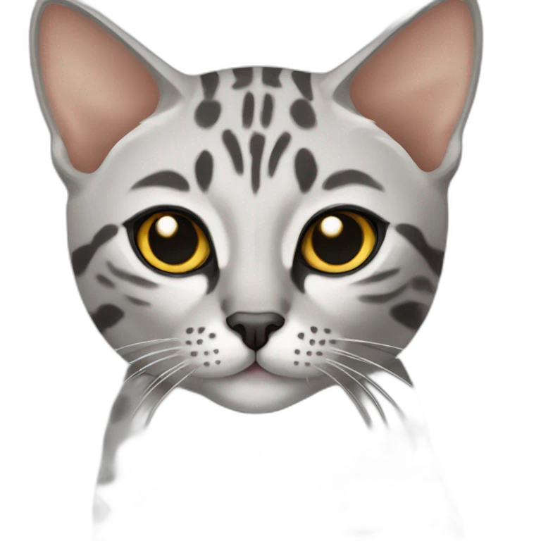 Egyptian Mau cat emoji