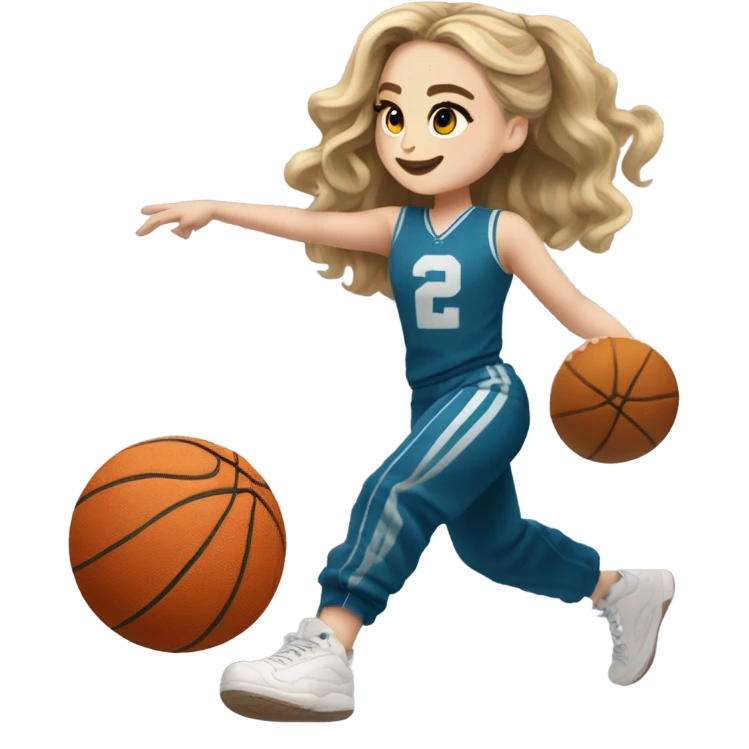 sabrina carpenter throwing a basketball emoji