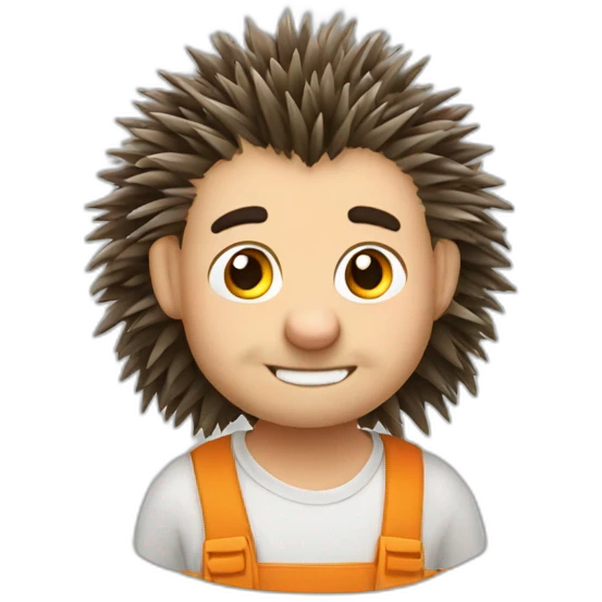 the hedgehog  emoji