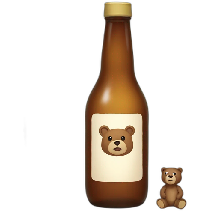 BOTTLE BEAR emoji
