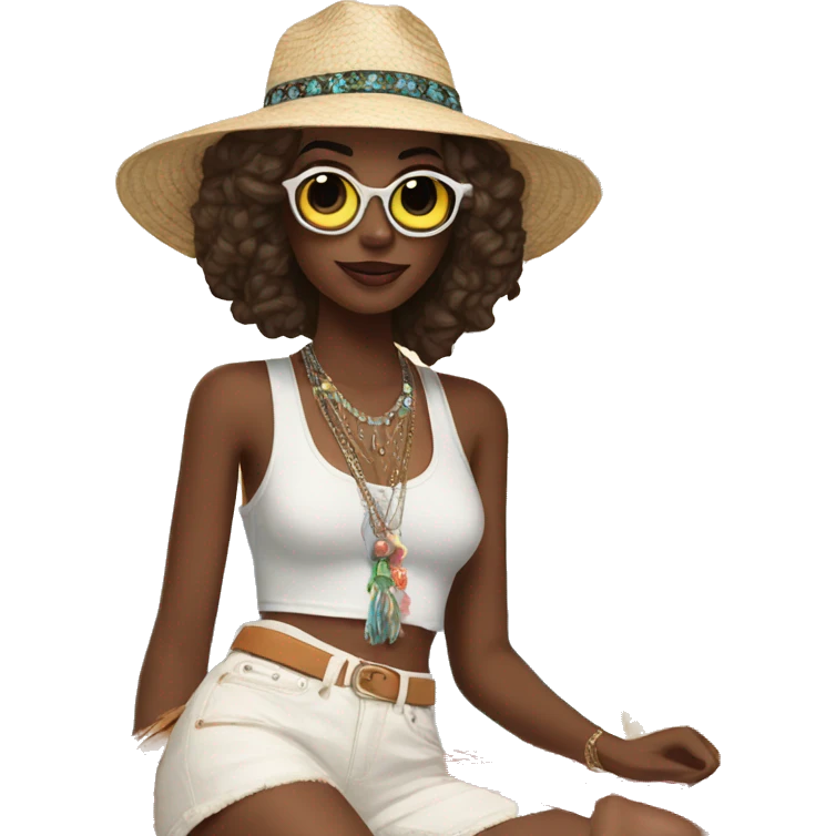 coachella picnic chic emoji