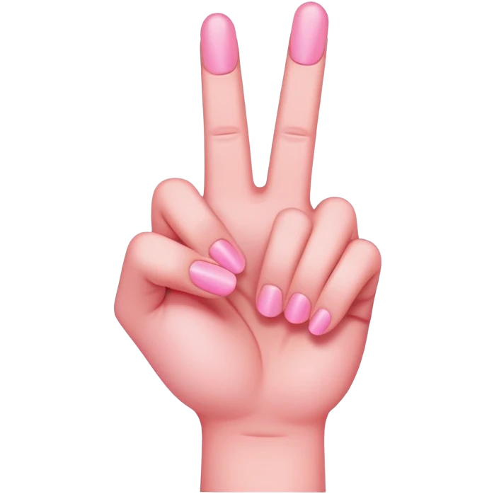 pink middle finger emoji