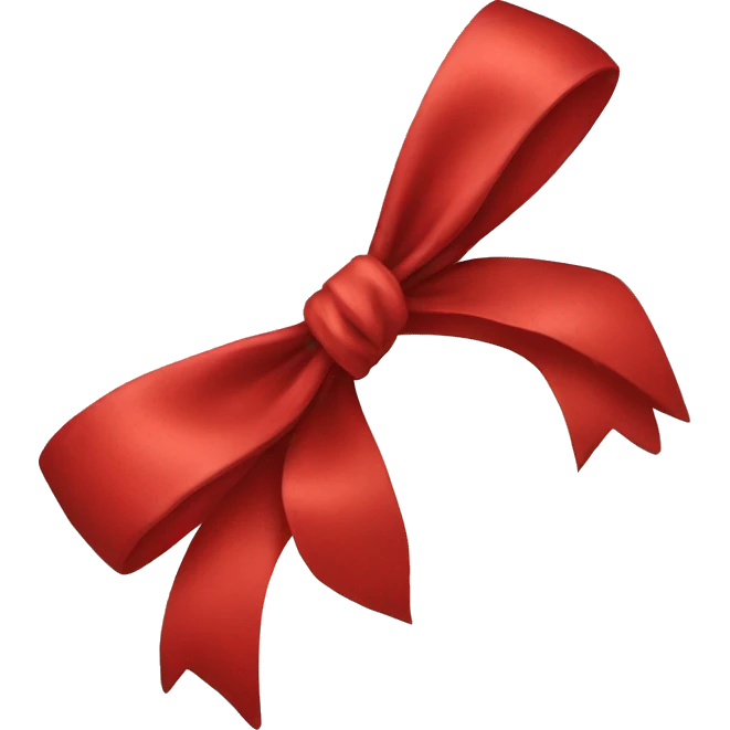 red bow emoji